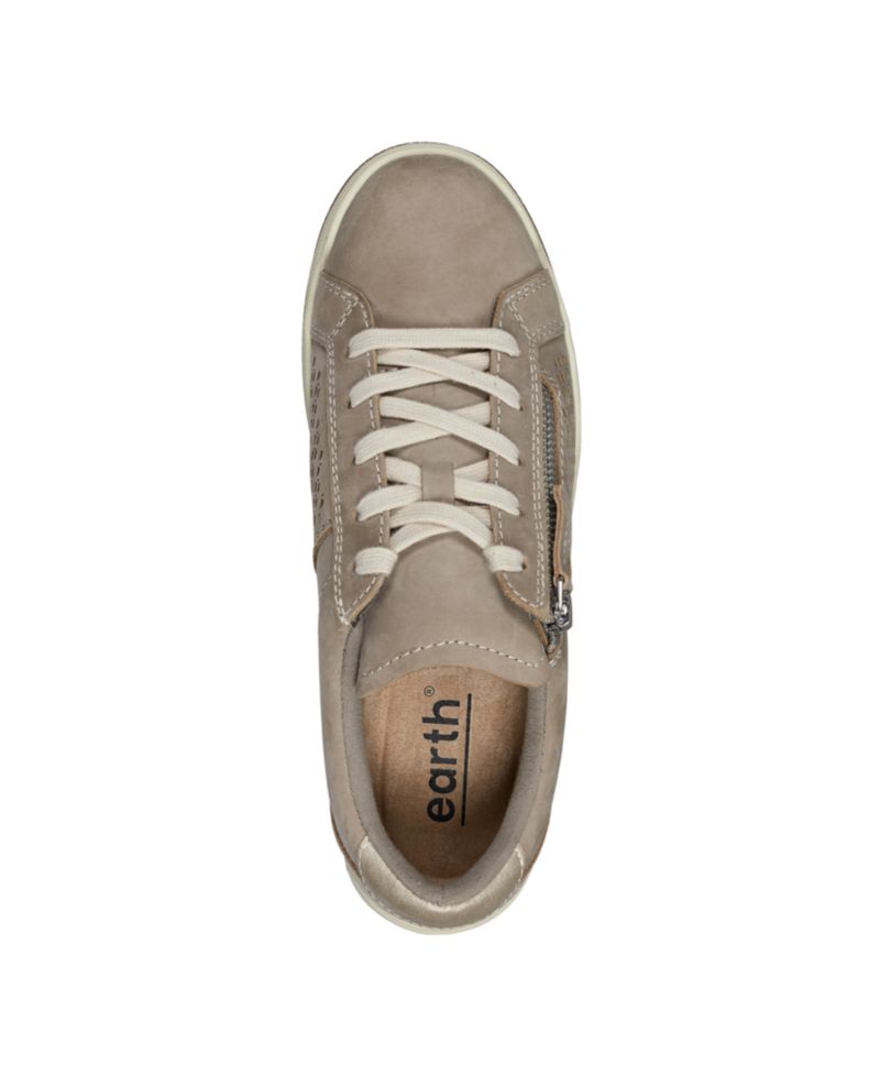 Women's Netta Side Zip Lace-Up Sneakers