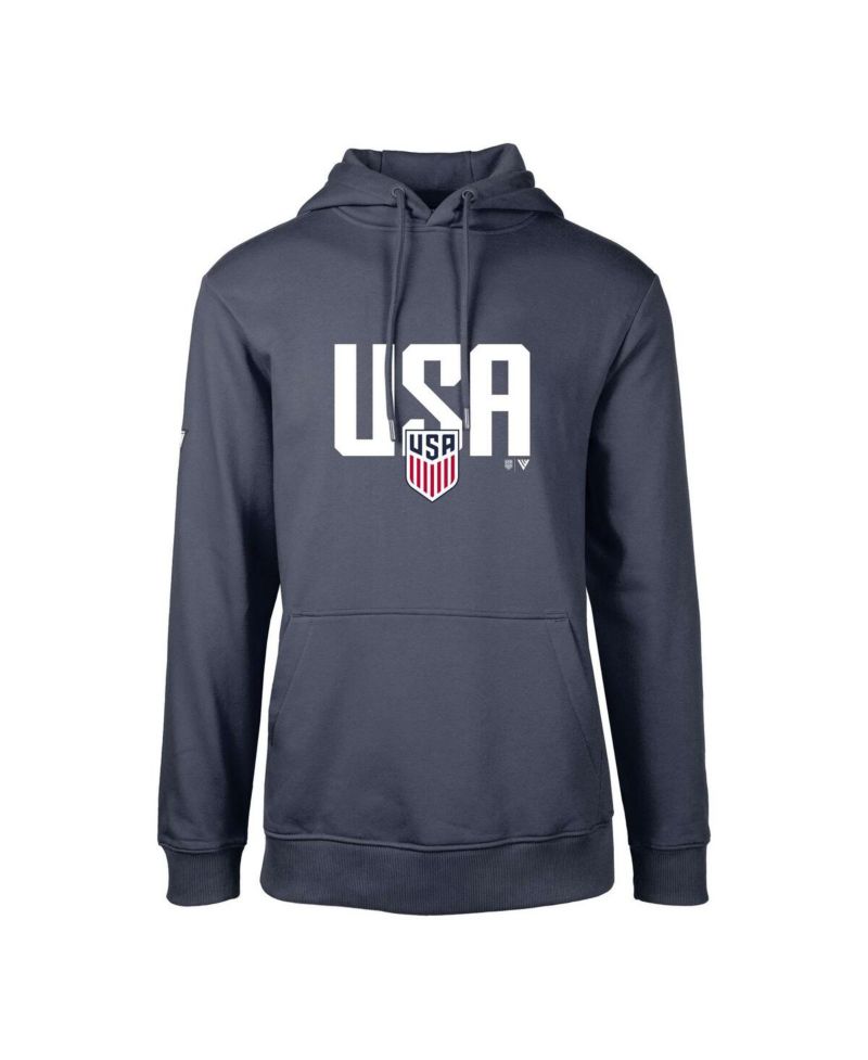 Men's Navy USMNT Podium Mascot Pullover Hoodie