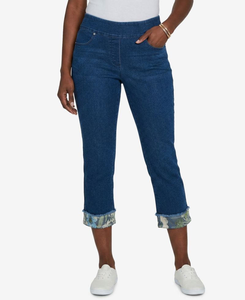 Petite Sequin Embellished Ankle Jeans