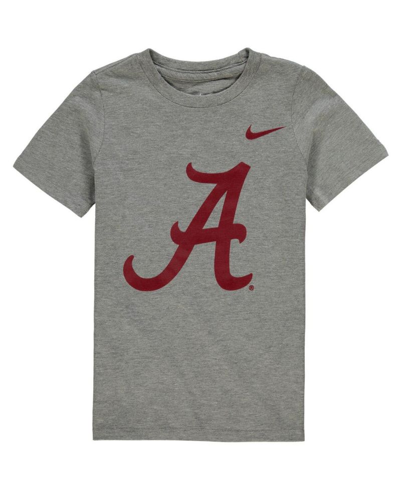 Little Boys and Girls Charcoal Alabama Crimson Tide Logo T-Shirt
