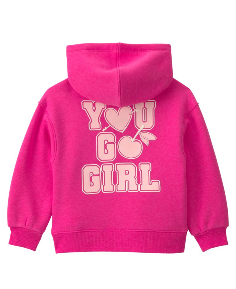 Baby Girls' Heart Fleece Hoodie and Pants, 2-Piece Set