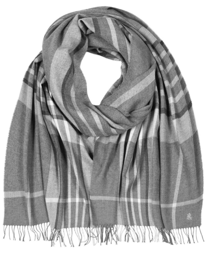 Exploded Plaid Scarf