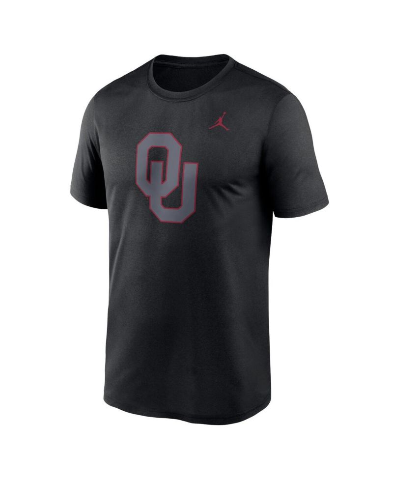 Men's Black Oklahoma Sooners Color Pop Logo Legend T-Shirt