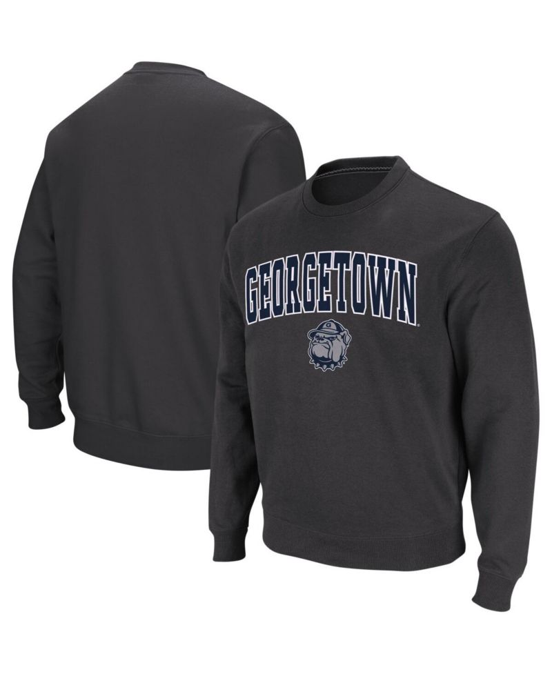 Men's Georgetown Hoyas Arch and Logo Crew Neck Sweatshirt