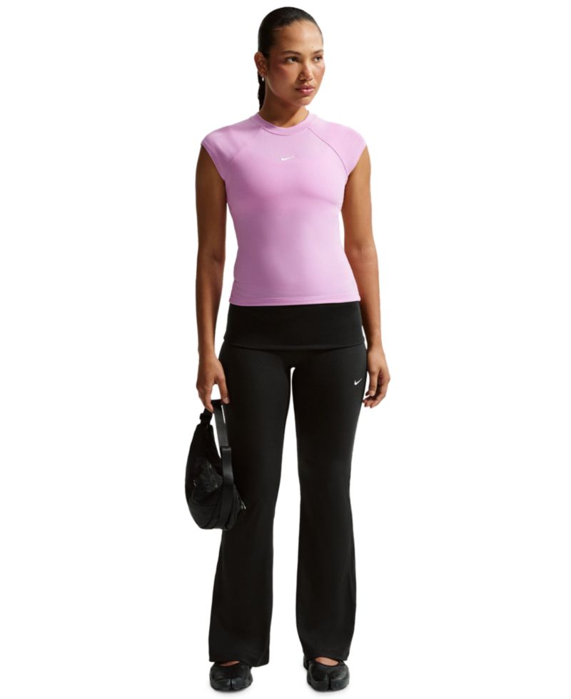 Women's Sportswear Chill Knit Mid-Rise Tight Ribbed Pants