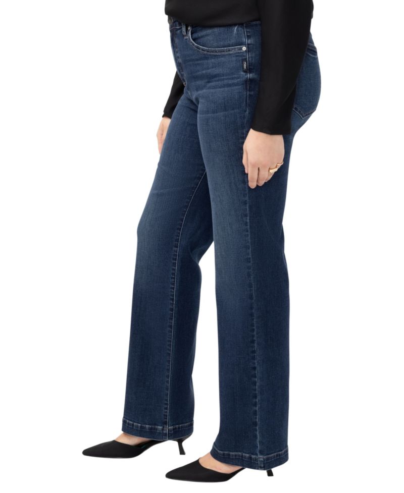 Plus Size Avery High-Rise Wide-Leg Curvy-Fit Denim Jeans