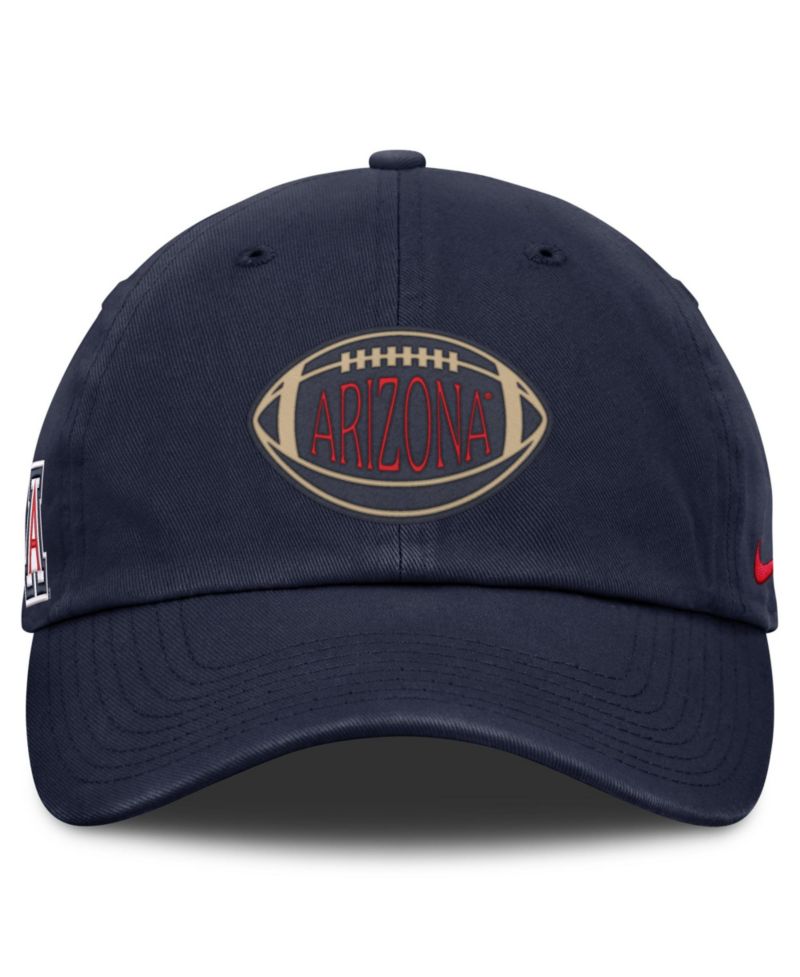 Men's and Women's Navy Arizona Wildcats Campus Prep Football Club Adjustable Hat