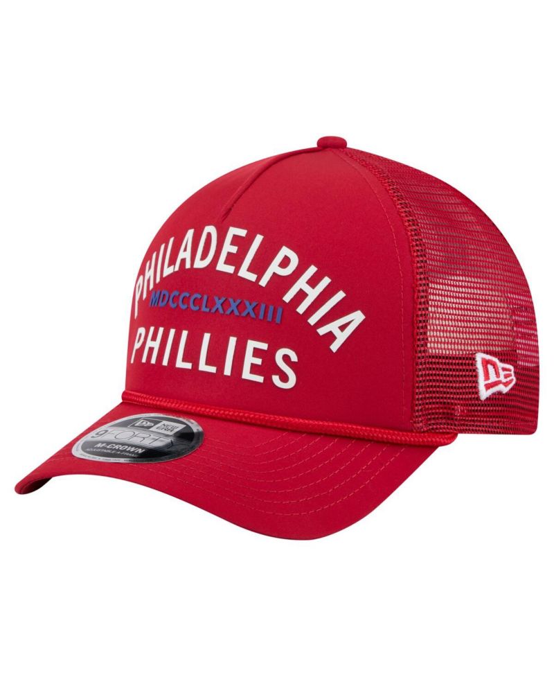 Men's Red Philadelphia Phillies Minimalist 9FORTY A-Frame Adjustable Hat