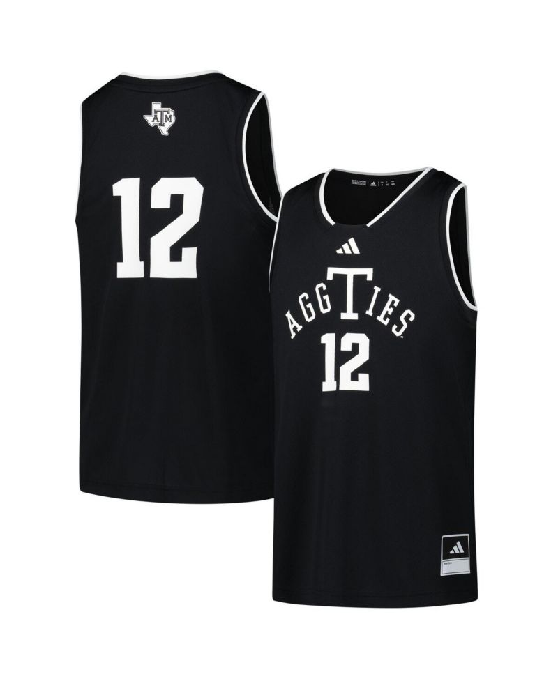 Big Boys and Girls 12 Black Texas A&M Aggies Alternate Replica Swingman Jersey