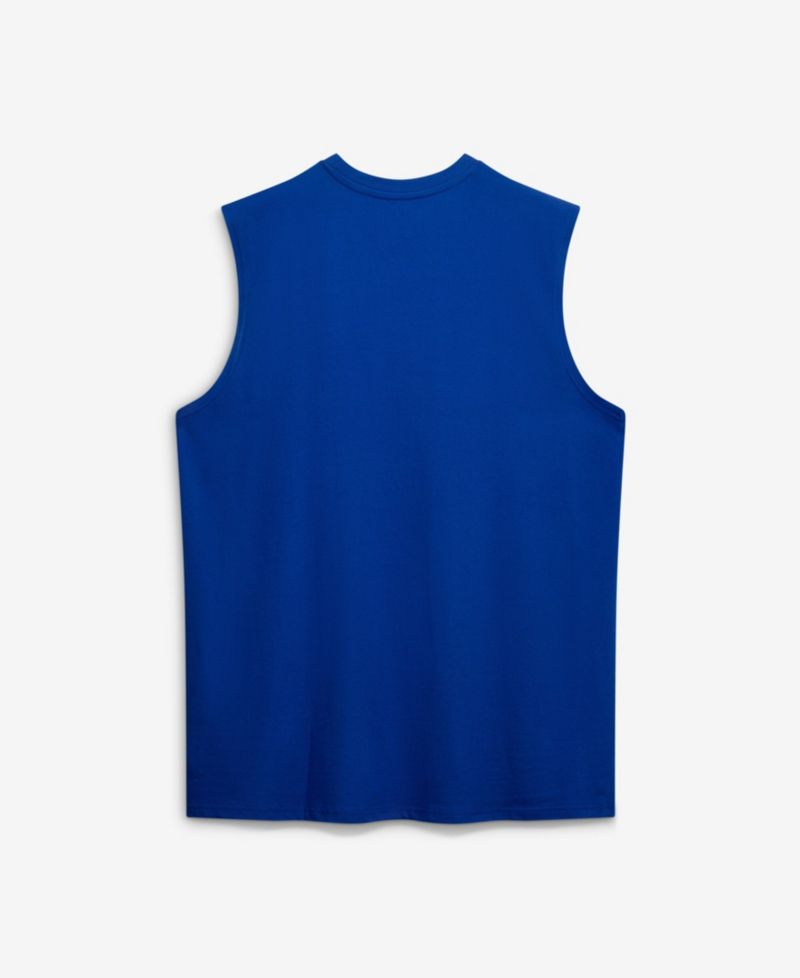 Men's Royal Chicago Cubs Big & Tall Heart & Soul Muscle Tank Top