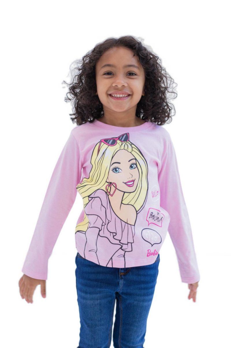 Toddler Girls 3-Pack Long Sleeve T-Shirts