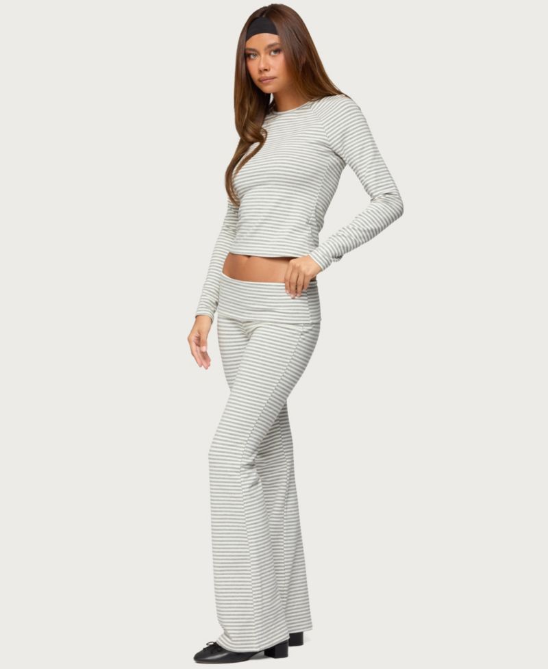 Women's Pants & Capris Kaeli Stripey Flared Leggings