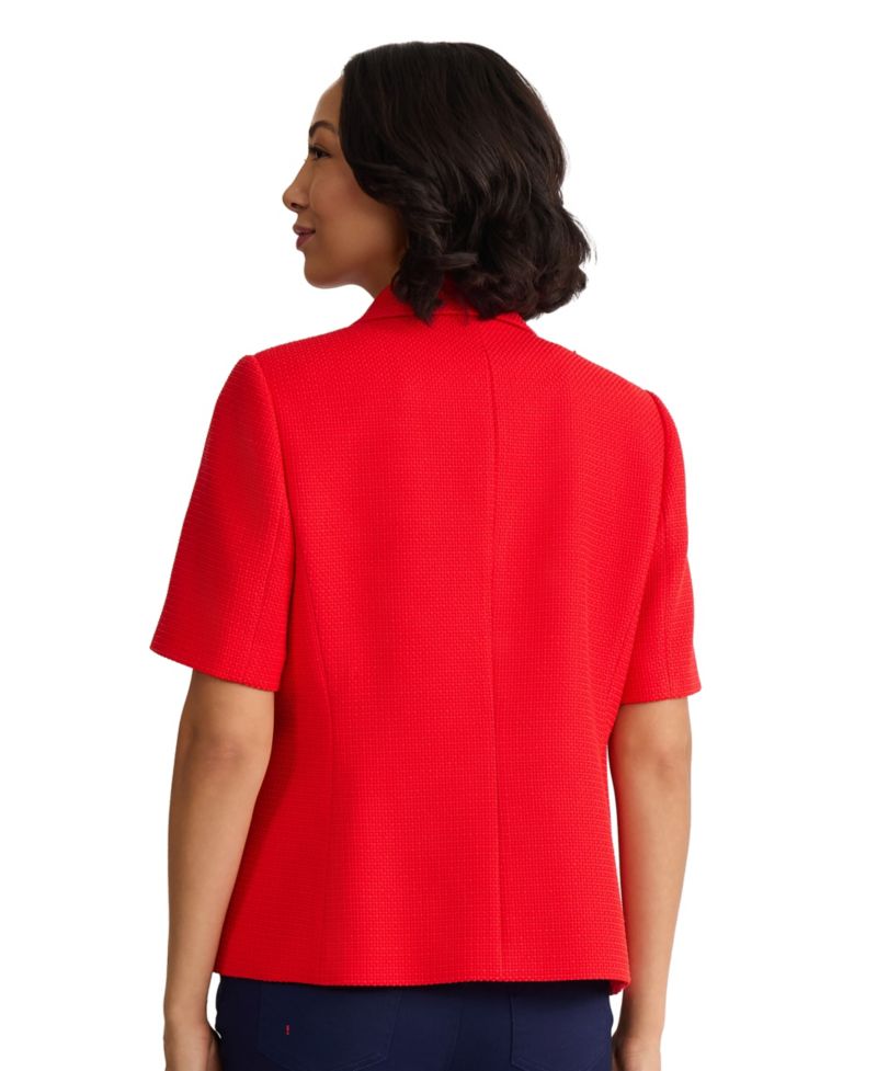 Petite Faux Double-Breasted Jacket