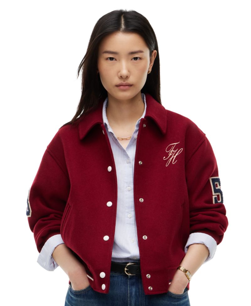 Women's Varsity Bomber Lightweight Jacket