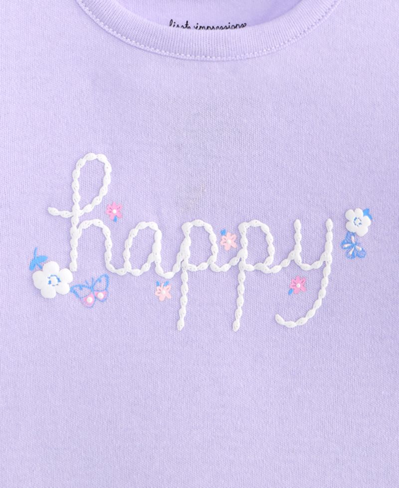 Baby Girls' 3M-24M Mix and Match Happy Peplum T-Shirt