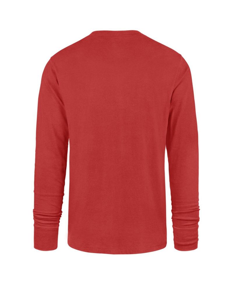 Men's Red Dale Earnhardt Jr. Budweiser Franklin Long Sleeve T-Shirt