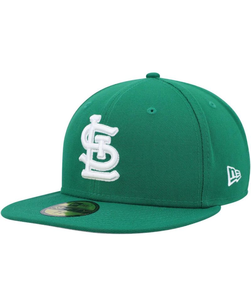 Men's Kelly Green St. Louis Cardinals Logo White 59FIFTY Fitted Hat