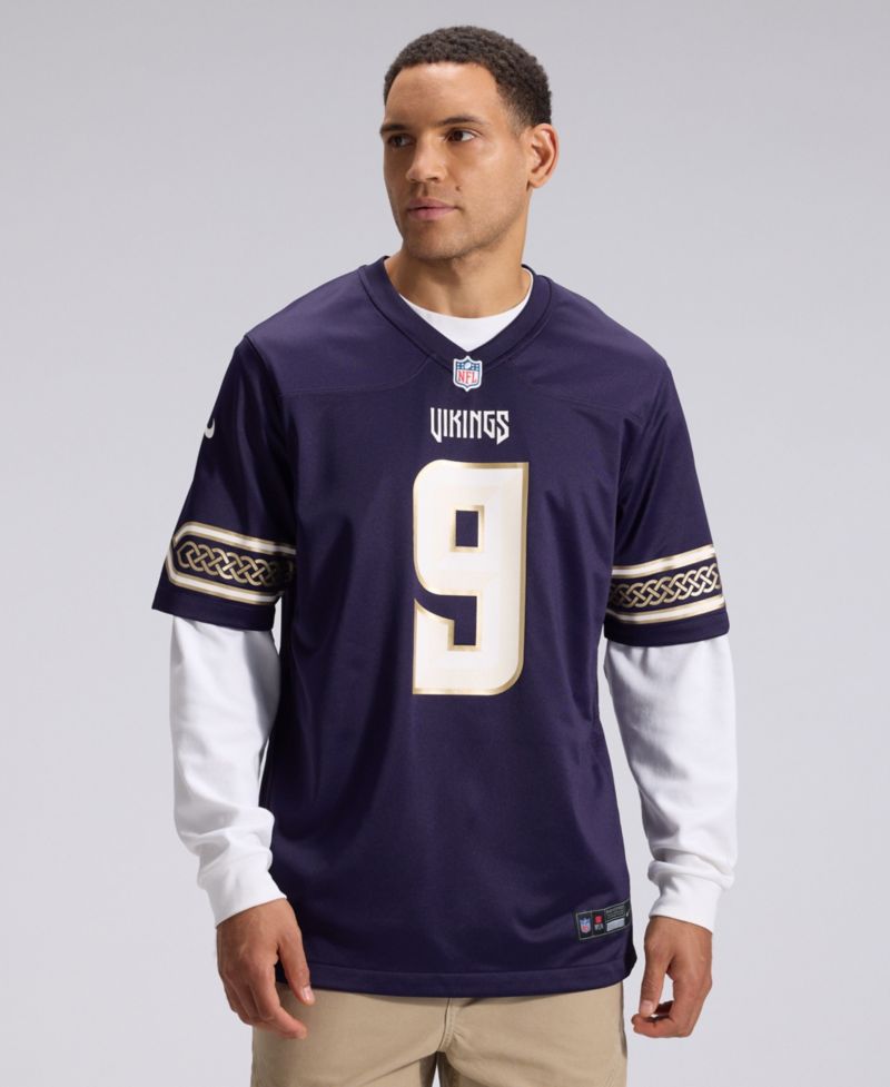 Men's J.J Mccarthy Purple Minnesota Vikings 2026 Rivalries Collection Game Jersey