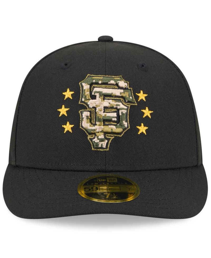 Men's Black San Francisco Giants 2024 Armed Forces Day Low Profile 59FIFTY Fitted Hat