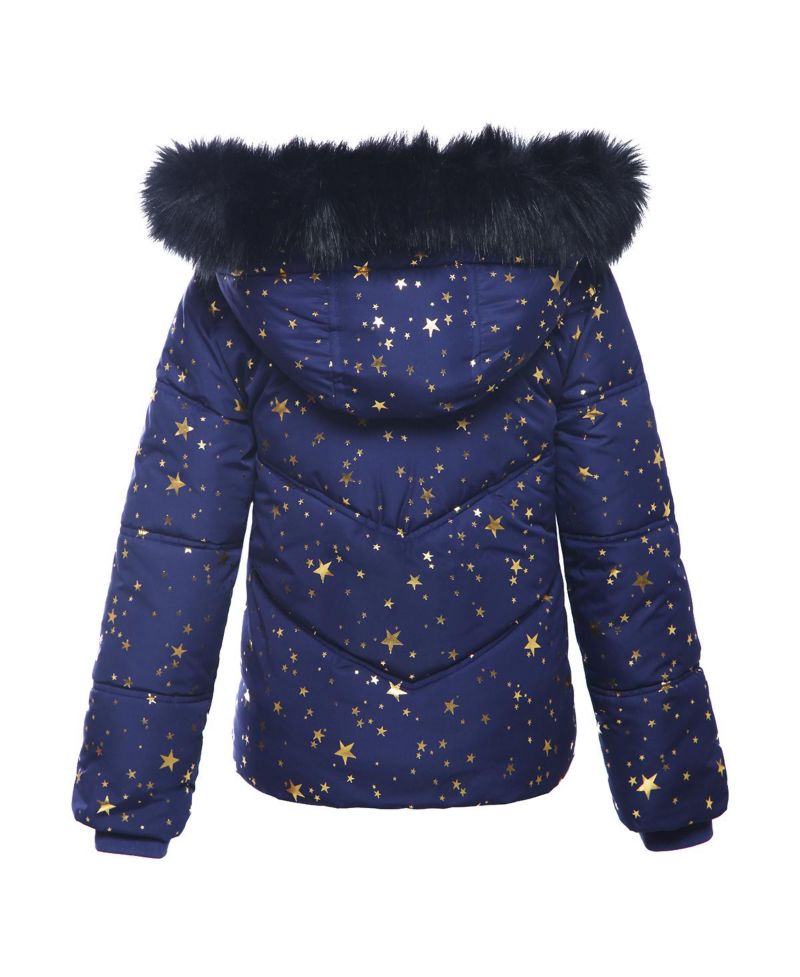 Little and Big Girls' Heavyweight Puffer Jacket Bubble Coat