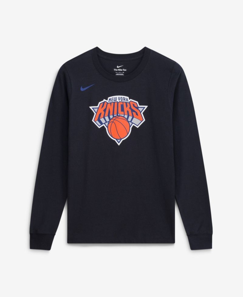 Women's New York Knicks Long-Sleeve Crewneck T-Shirt