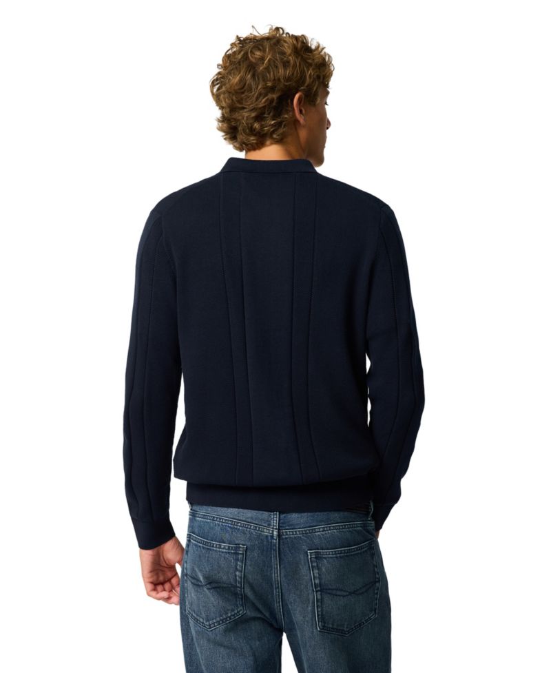 Men's Quinns Flat Long-Sleeve Knit Sweater