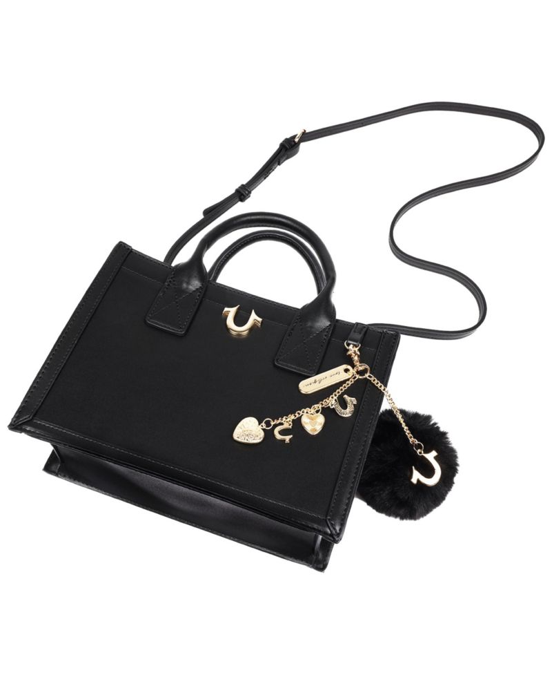 Pom Dangle Modern Tote