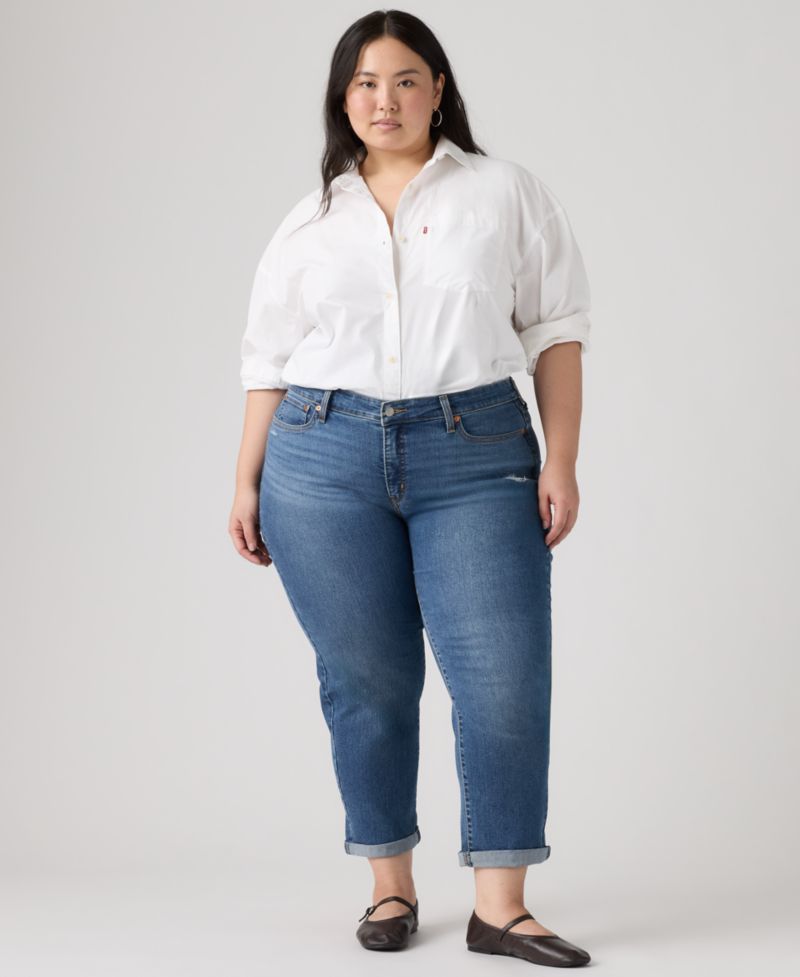 Trendy Plus Size Boyfriend Jeans