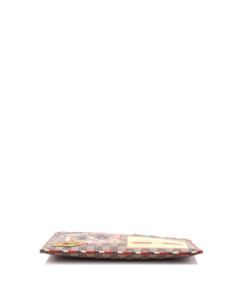 Gucci Pre-Owned Courrier GG Coated Canvas Zipper Pouch