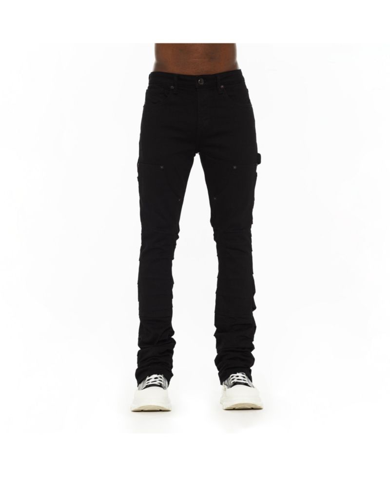 Men's Mars Loose-Fit Bootcut Cargo Denim Jeans