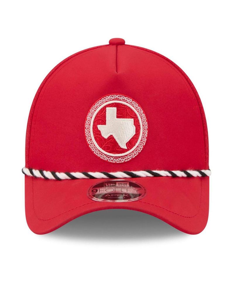 Men's Red Texas Rangers 2026 City Connect Apex 9FORTY Adjustable Hat
