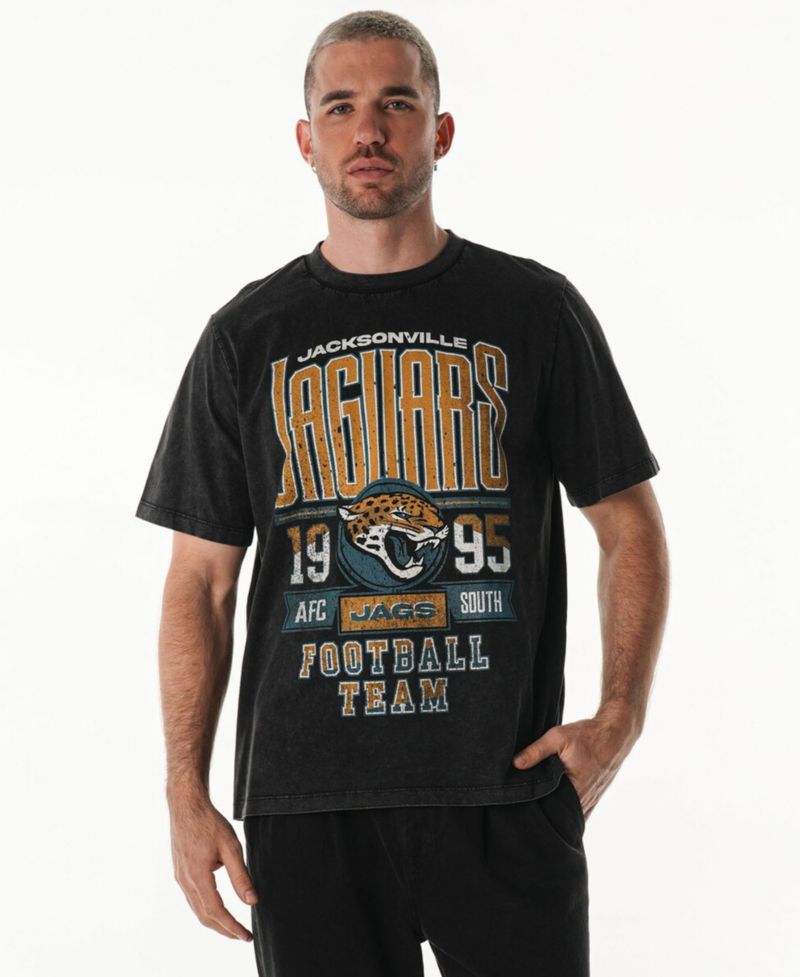 Men's and Women's Black Jacksonville Jaguars Band T-Shirt