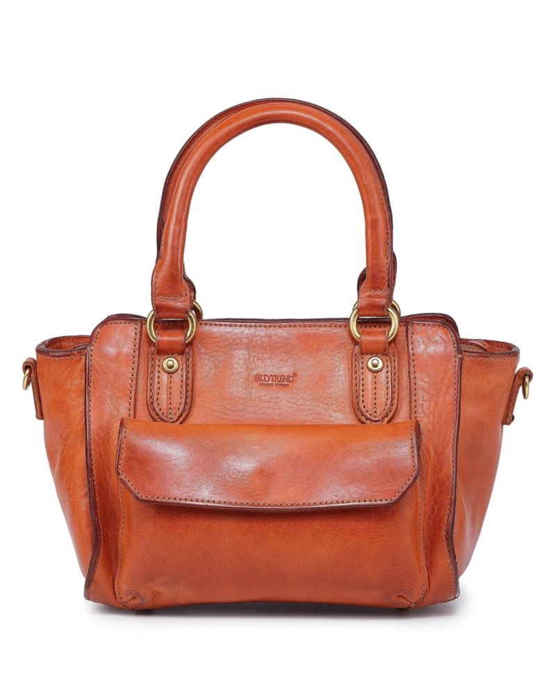 Pansy Small Leather Satchel Bag