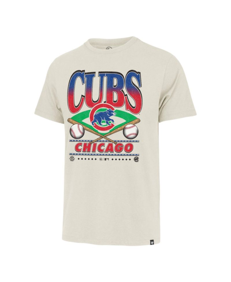 Men's Tan Chicago Cubs Straight Shot Two Franklin T-Shirt