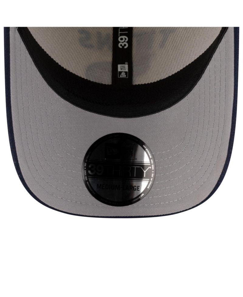 Men's Cream/Navy Tennessee Titans 2025 NFL Draft 39THIRTY Flex Hat