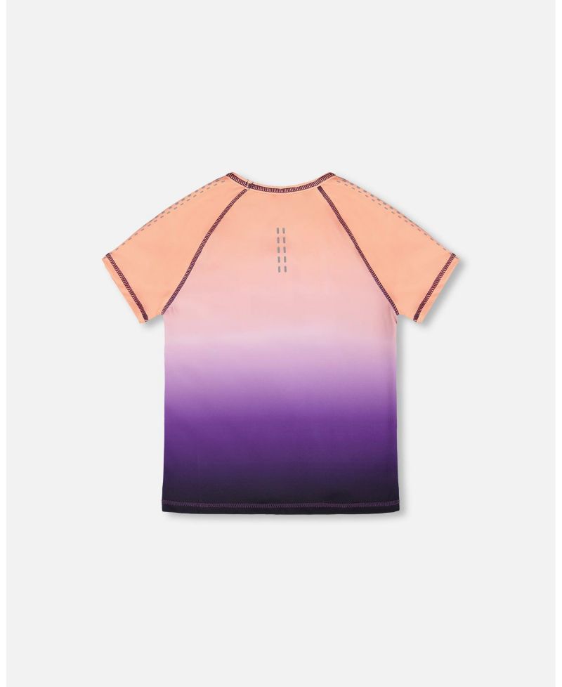 Girl Athletic Short Sleeve Top in Polyester - Toddler Child