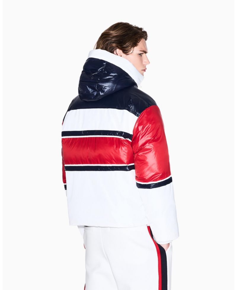 Men's Color Block Puffer Jacket