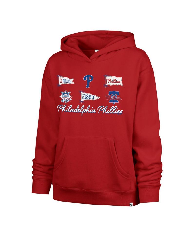Women's Red Philadelphia Phillies Bow Banners Naomi Hoodie
