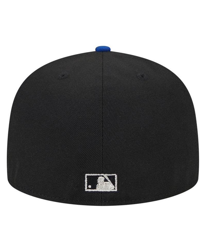 Men's Black Chicago Cubs Metallic Camo 59FIFTY Fitted Hat