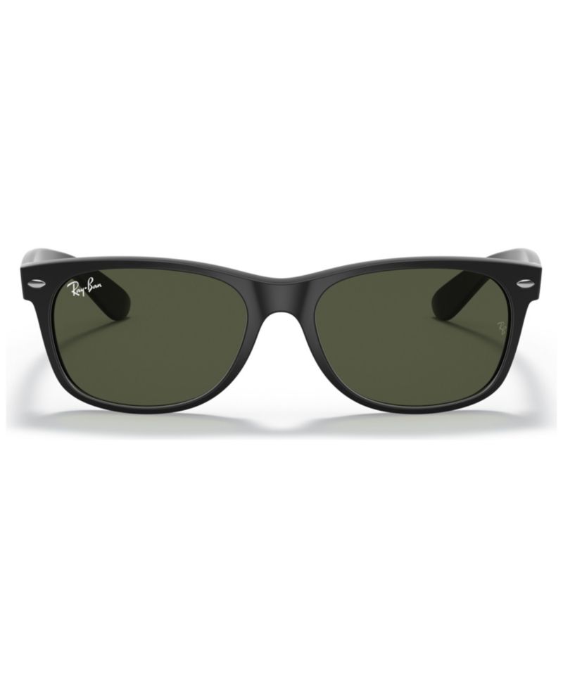 Unisex Low Bridge Fit Sunglasses, RB2132F NEW WAYFARER MATTE 55