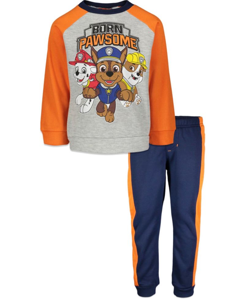 Big Boys Fleece Sweatshirt and Pants Outfit Set