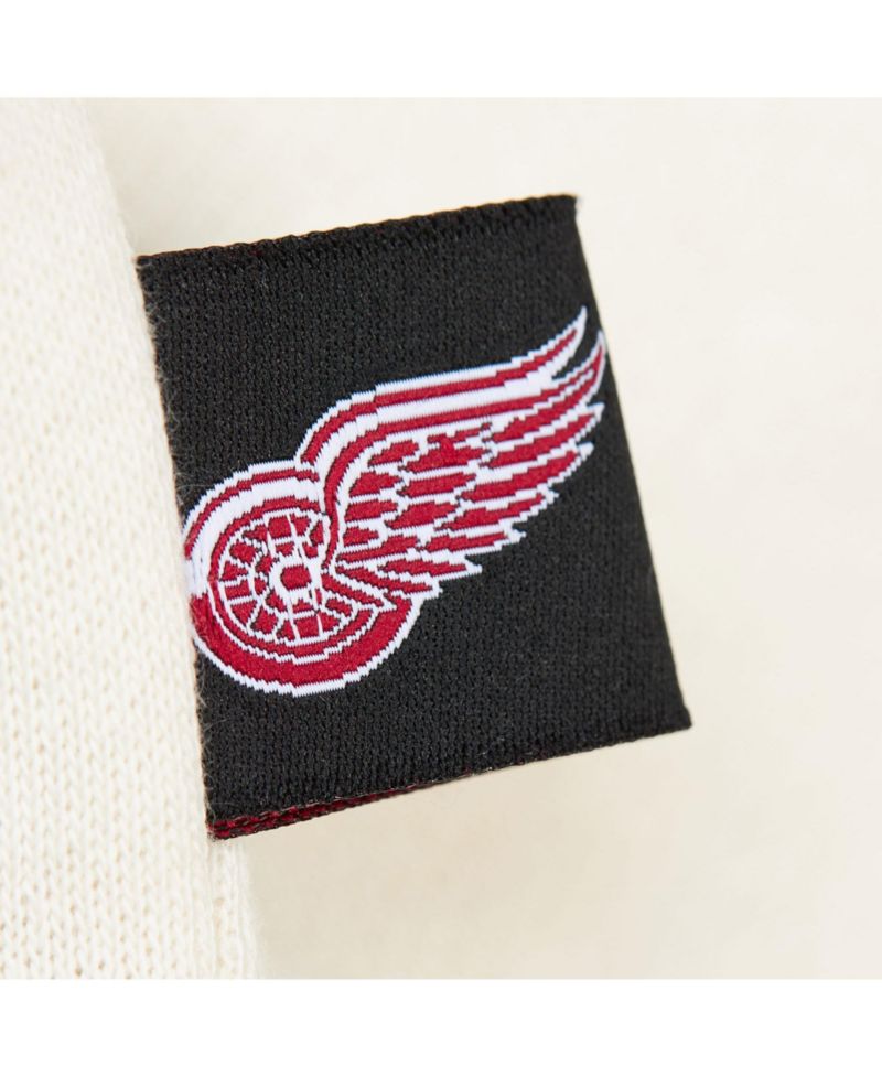 Women's Cream Detroit Red Wings Logo 3.0 Pullover Sweatshirt