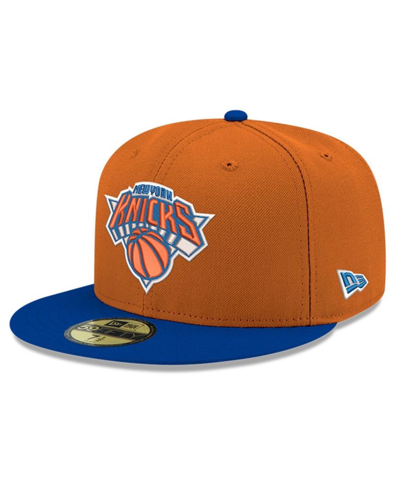Men's Orange New York Knicks Two-Tone 59FIFTY Fitted Hat