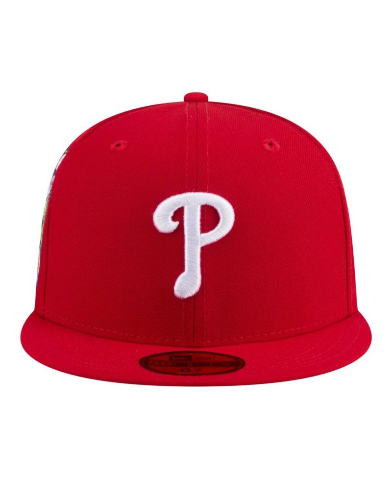Men's Red Philadelphia Phillies Hidden Hit 59FIFTY Fitted Hat