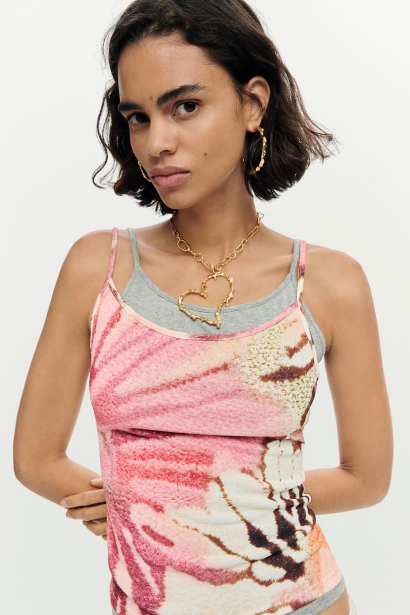 Women's 2-in-1 Strappy Top