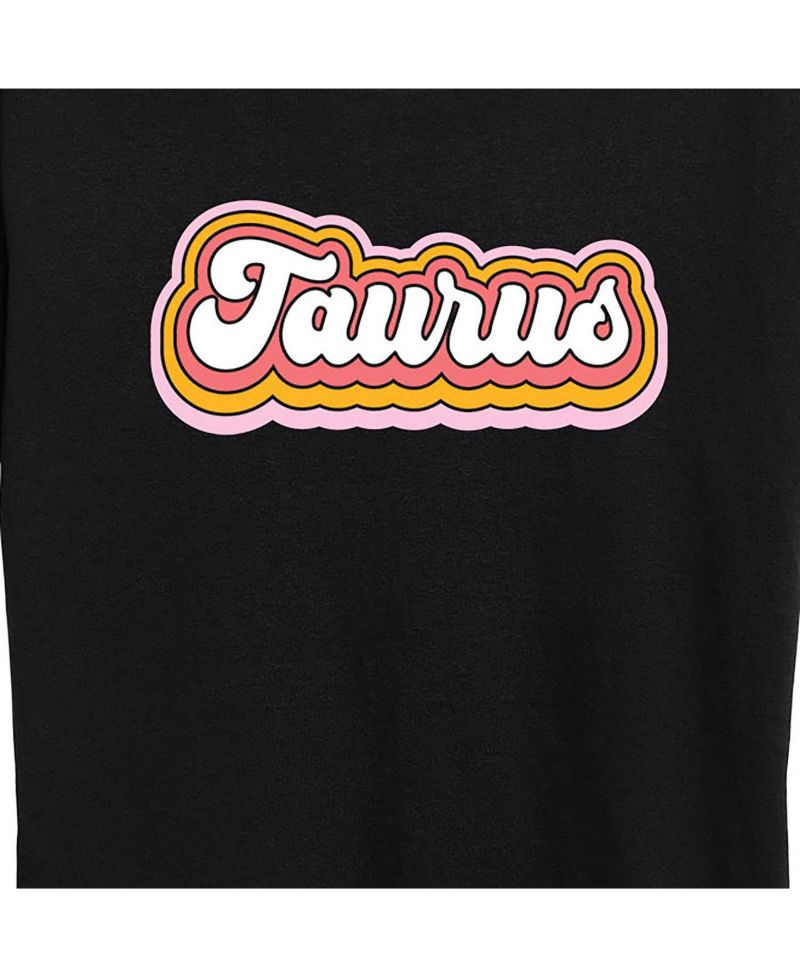 Trendy Plus Size Astrology Taurus Graphic T-shirt