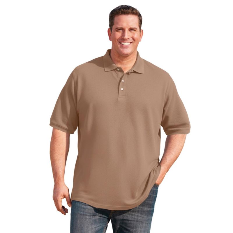Big & Tall Ribbed Polo