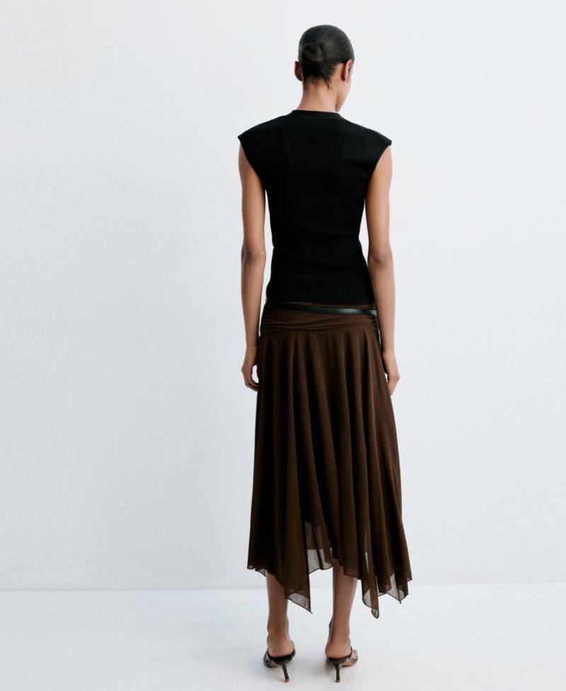 Women's Catherin Culotte Wide-Leg High-Rise Dark-Rinse Jeans