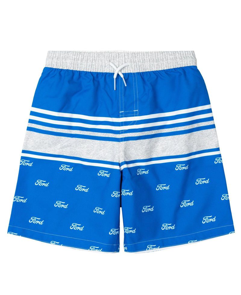 Boys Ford Swimwear 2-Piece Rash Guard and Trunks Set