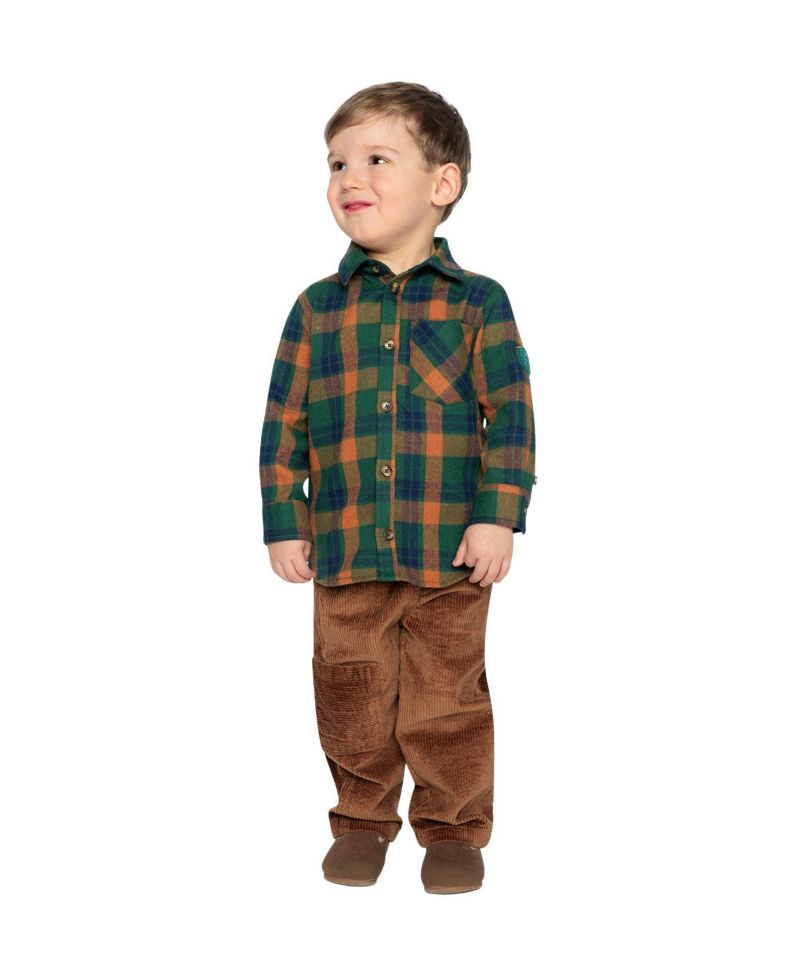 Kids & Baby Little and Big Boy 6-8 Plaid Shirt